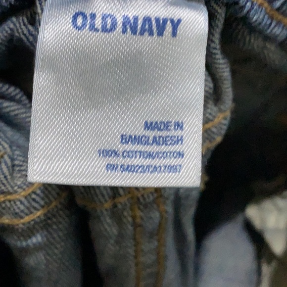Old Navy ❤️ Kid's 100% Cotton Straight Leg Jean Size 18-24 Months (PRE-LOVED) - Picture 7 of 7